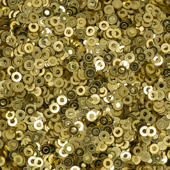 Пайетки круглые 2 мм 25 г Золотой