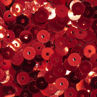 Пайетки круглые 5 мм 250 г Красный