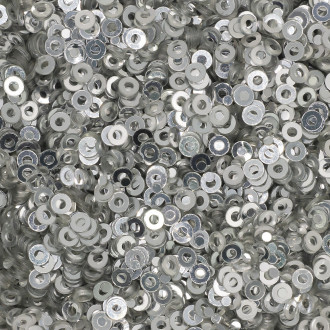 Пайетки круглые 2 мм 25 г Серебро