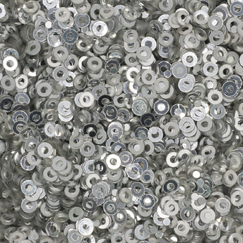 Пайетки круглые 3 мм 25 г Серебро