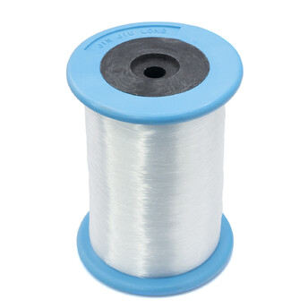 Мононить для рукоделия 0,20 мм катушка 1800 м Прозрачный 1 шт.