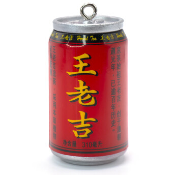 Подвеска, брелок в виде банки Herbal Tea, размер 45х23мм, 1шт.