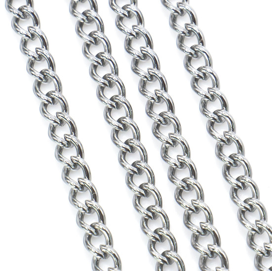 Цепь для рукоделия 2,3 мм Платина 1 метр