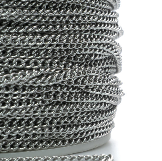 Цепь для рукоделия 2,3 мм Платина 1 метр