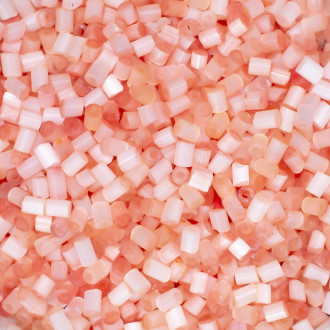 Бисер рубка сатин 2 мм 25 г Коралловый