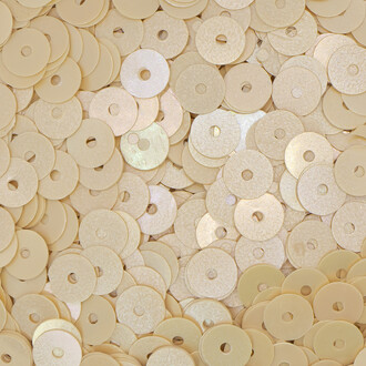 Пайетки круглые 5 мм 25 г Бежевый