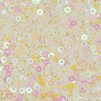 Пайетки круглые 2 мм 250 г Айвори хамелеон