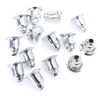 Заглушка для гвоздиков 5,4х5 мм Серебро 100 шт.