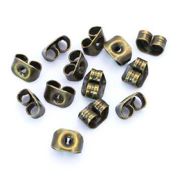 Заглушка для гвоздиков бабочка 3,5х5 мм Бронза +-150 шт.