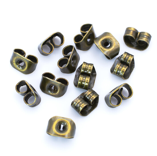 Заглушка для гвоздиков бабочка 3,5х5 мм Бронза +-150 шт.