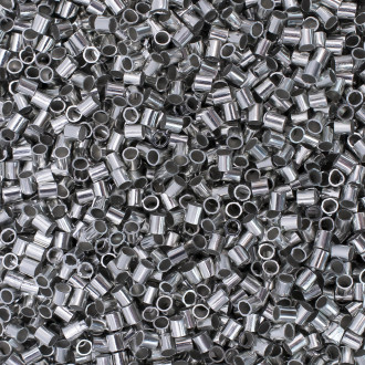 Стопперы (кримпы) фиксатор Трубочка 2х2 мм Платина +-350 шт.