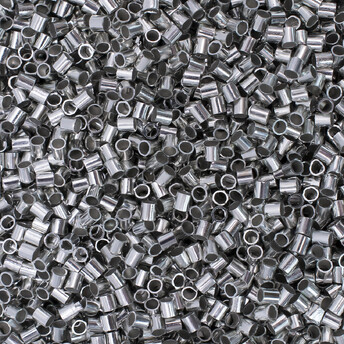 Стопперы (кримпы) фиксатор Трубочка 1,5х1,5 мм Платина 350 шт.