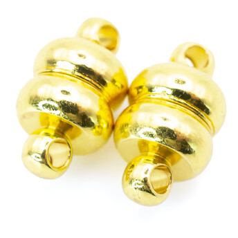 Замок магнитный Шар сплюснутый 7 мм Золото 1 шт.