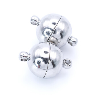 Замок магнитный Шар 12 мм Платина 1 шт.