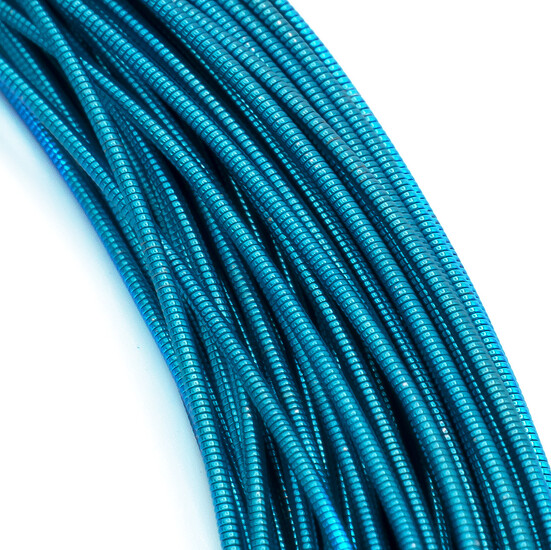 Канитель жесткая 1 мм 1 м Голубой