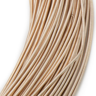 Канитель жесткая 1 мм 1 м Розовое золото