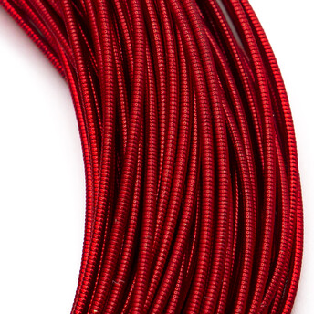 Канитель жесткая 1 мм 1 м Красный темный