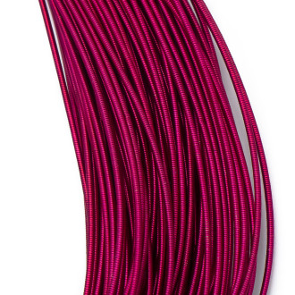 Канитель жесткая 1 мм 1 м Фуксия темная