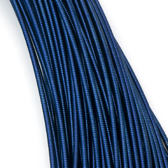 Канитель жесткая 1 мм 1 м Синий темный