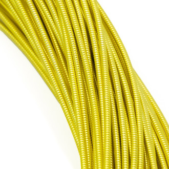 Канитель жесткая 1,2 мм 1 м Золото лимон