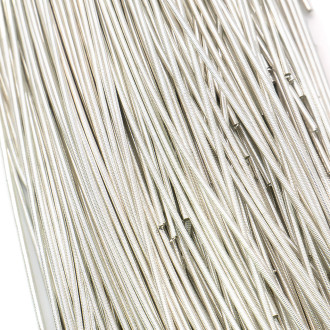 Канитель гладкая глянцевая 1 мм 5 г Серебро