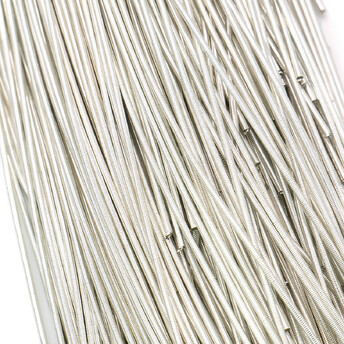 Канитель гладкая глянцевая 1 мм 5 г Серебро