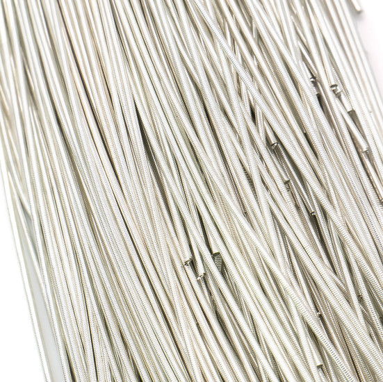 Канитель гладкая глянцевая 1 мм 5 г Серебро