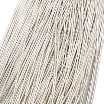 Канитель гладкая глянцевая 0,8 мм 5 г Серебро