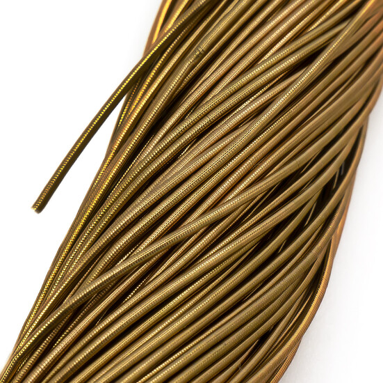 Канитель гладкая глянцевая 1 мм 5 г Бронза