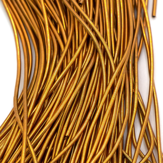 Канитель гладкая глянцевая 1 мм 5 г Ржавый