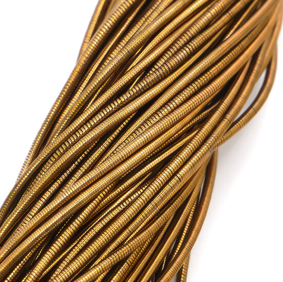 Канитель гладкая глянцевая 1 мм 5 г Коричневый