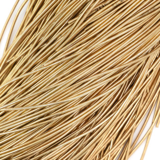 Канитель гладкая глянцевая 1 мм 5 г Латунь светлая