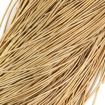 Канитель гладкая глянцевая 1 мм 5 г Латунь светлая