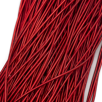 Канитель гладкая глянцевая 1 мм 5 г Красный