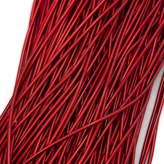 Канитель гладкая глянцевая 1 мм 5 г Красный