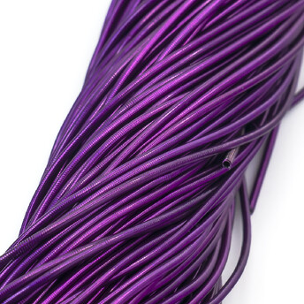 Канитель гладкая глянцевая 1 мм 5 г Фиолетовый
