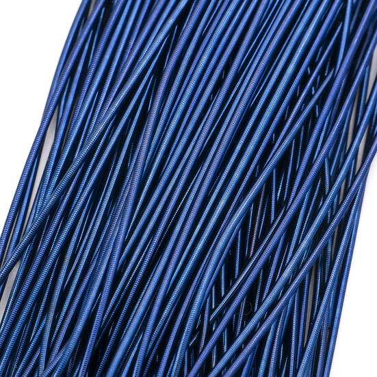 Канітель гладка глянсова 1 мм 5 г Синій темний