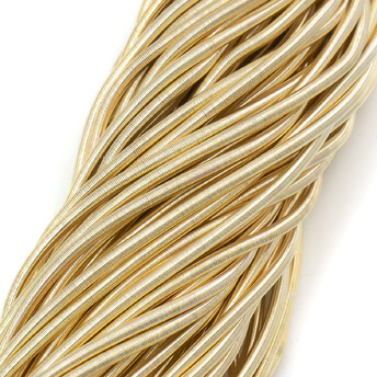 Канитель мягкая матовая 1 мм 5 г Ваниль