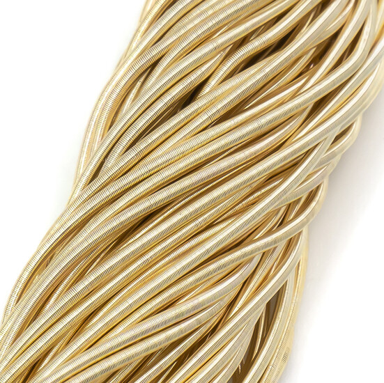 Канитель мягкая матовая 1 мм 5 г Ваниль