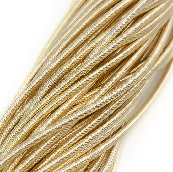 Канитель мягкая матовая 1 мм 5 г Ваниль