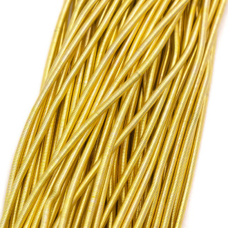 Канитель мягкая матовая 1 мм 5 г Золото яркое