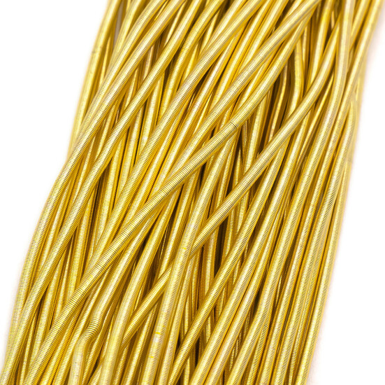 Канитель мягкая матовая 1 мм 5 г Золото яркое