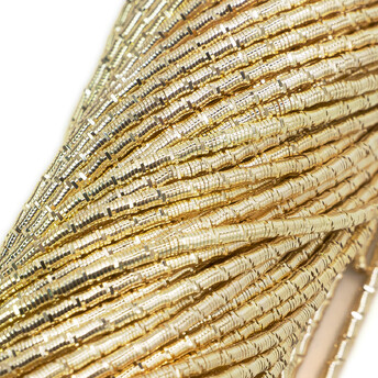 Канитель фигурная Бамбук 1,5 мм 5 г Золото