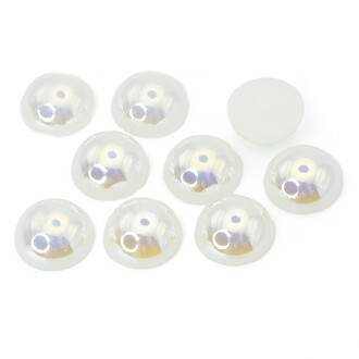 Полубусины акриловые 6 мм +-250 шт. Айвори перламутр