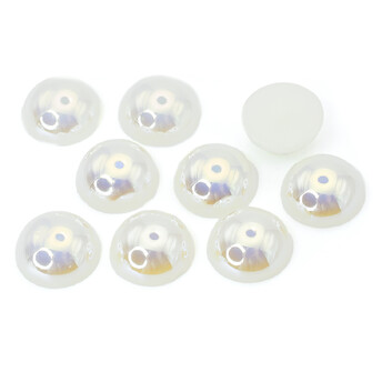 Полубусины акриловые 8 мм +-150 шт. Айвори перламутр