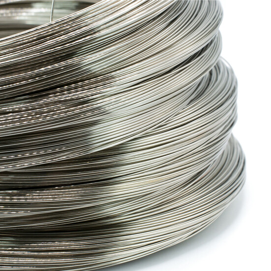 Проволочное кольцо с эффектом памяти основа для ожерелья 120х0,6 мм Платина +-50 витков