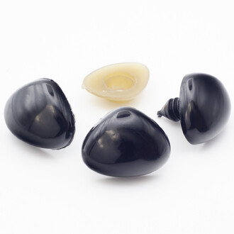 Носики для игрушек 13х18 мм +-25 шт. Черный