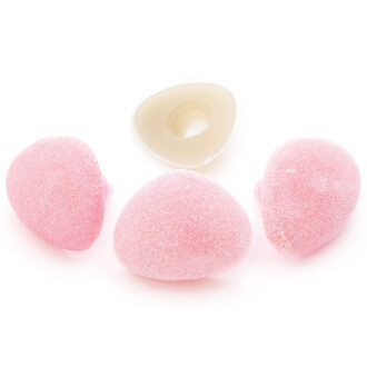 Бархатные носики для игрушек 13х18 мм +-20 шт. Розовый
