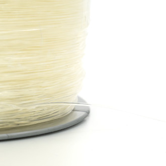 Силиконовая нить, основа для браслета 0,8 мм Прозрачный 1 м