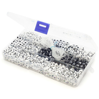 Набор для изготовления украшений №3 17х10х2 см 15 ячеек ±150 г (±1000 шт.)